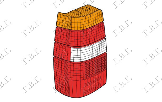 STAKLO STOP LAMPE FIAT FIORINO 1988-1991 (146)
