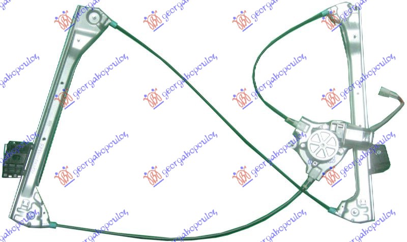 PODIZAC PREDNJEG PROZORA ELEKTRICNI 2 VRATA (COUPE) BMW SERIES 3 COUPE/CABRIO 2003-2006 (E46)