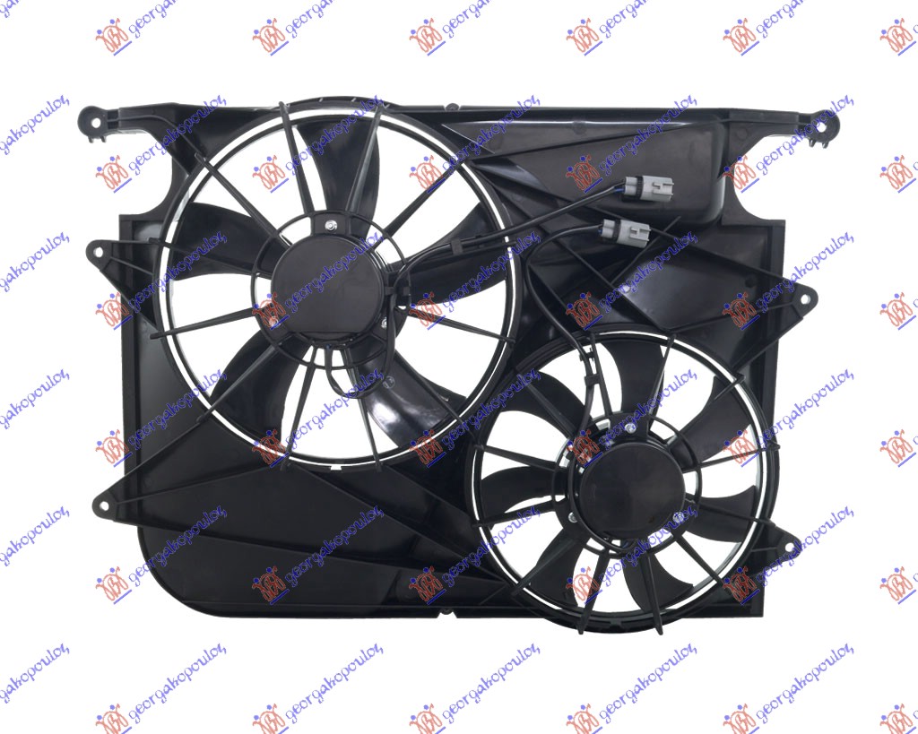 VENTILATOR KOMPLET (2.0/2.2 CDTi) OPEL ANTARA 2006-2015 (L07)