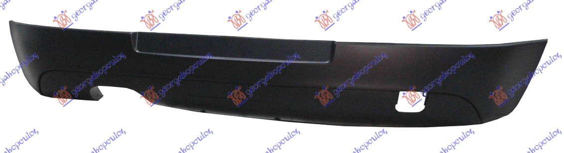 SPOJLER ZADNJEG BRANIKA (Gti) (1 OTVOR ZA 2 IZDUVNE CEVI AUSPUHA) (SA/BEZ OTVORA ZA KUKU PRIKOLICE) VW GOLF 5 2004-2008 (1K1)