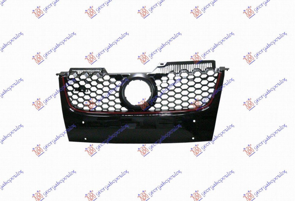 PVC MASKA GTI (CRVENA LAJSNA) VW GOLF 5 2004-2008 (1K1)
