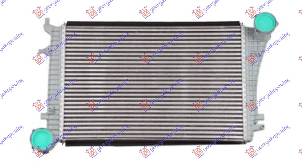 HLADNJAK INTERKULERA 1.9-2.0 TDi (615x405x32) VW CROSS TOURAN 2010-2015 (1T1/1T2)