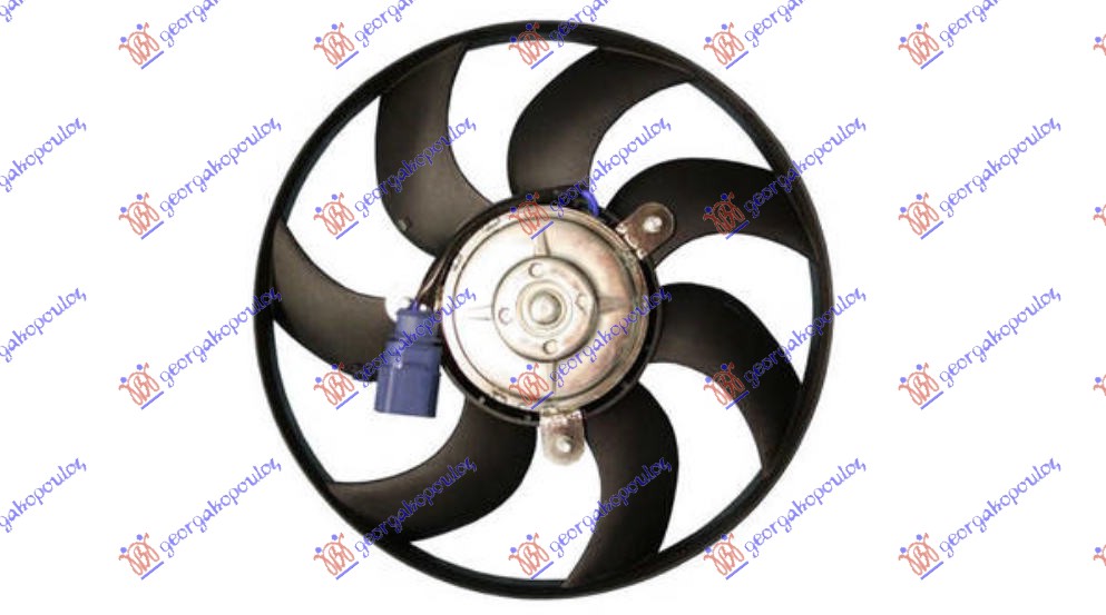 VENTILATOR KLIME (BENZIN/DIZEL) (30cm) SKODA YETI 2009-2013 (5L)