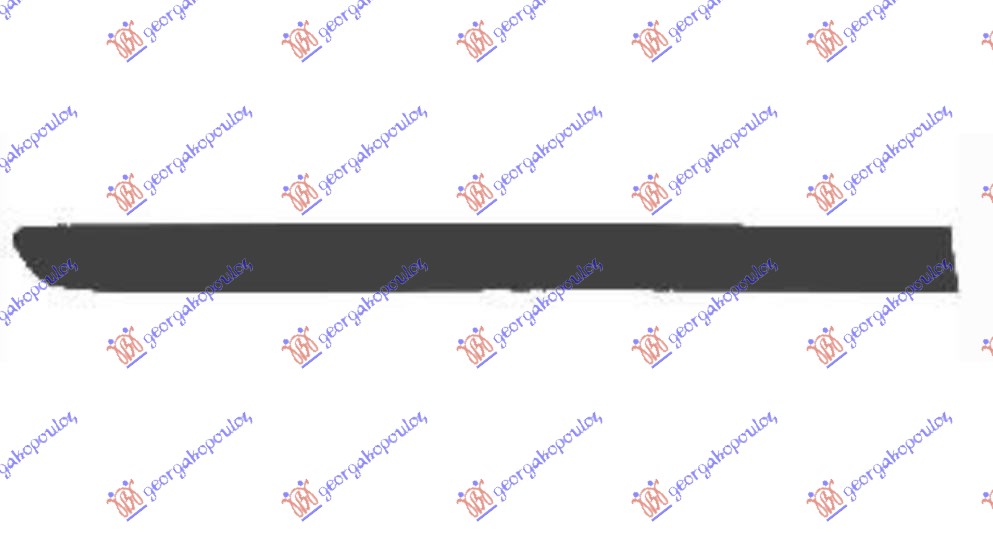 LAJSNA ZADNJIH VRATA 5 VRATA CRNA VW GOLF 5 2004-2008 (1K1)
