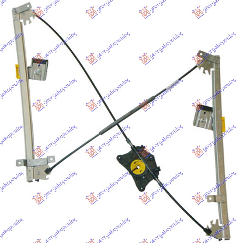 PODIZAC PREDNJEG PROZORA ELEKTRICNI (BEZ MOTORA) 5 VRATA (A KVALITET) VW GOLF 5 2004-2008 (1K1)