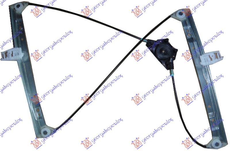 PODIZAC PREDNJEG PROZORA ELEKTRICNI (BEZ MOTORA) 3 VRATA FORD FIESTA 2002-2008 (JA/JB)