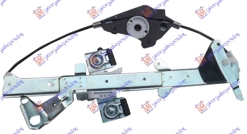 PODIZAC PREDNJEG PROZORA ELEKTRICNI (BEZ MOTORA) 5 VRATA FORD FIESTA 2002-2008 (JA/JB)