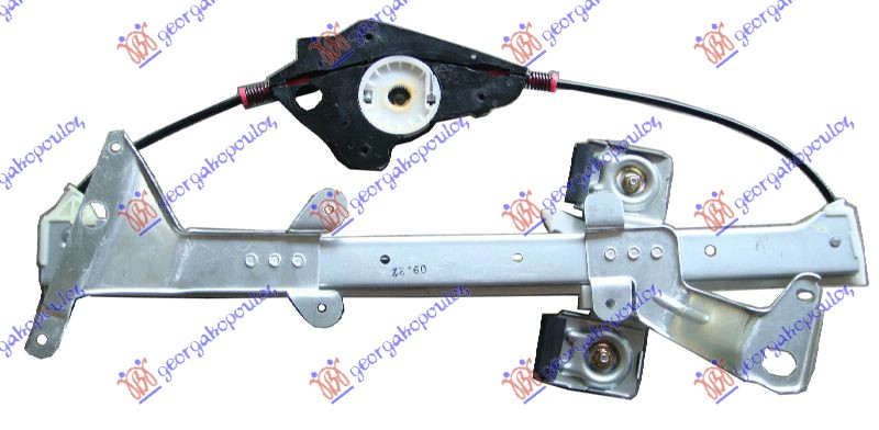 PODIZAC PREDNJEG PROZORA ELEKTRICNI (BEZ MOTORA) 5 VRATA FORD FIESTA 2002-2008 (JA/JB)