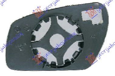 STAKLO RETROVIZORA 2006- (KONVEKSNO) FORD FIESTA 2002-2008 (JA/JB)