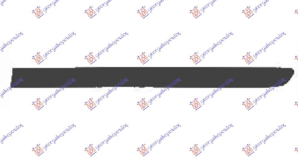 LAJSNA ZADNJIH VRATA 5 VRATA CRNA VW GOLF PLUS 2004-2009 (5M1/521)