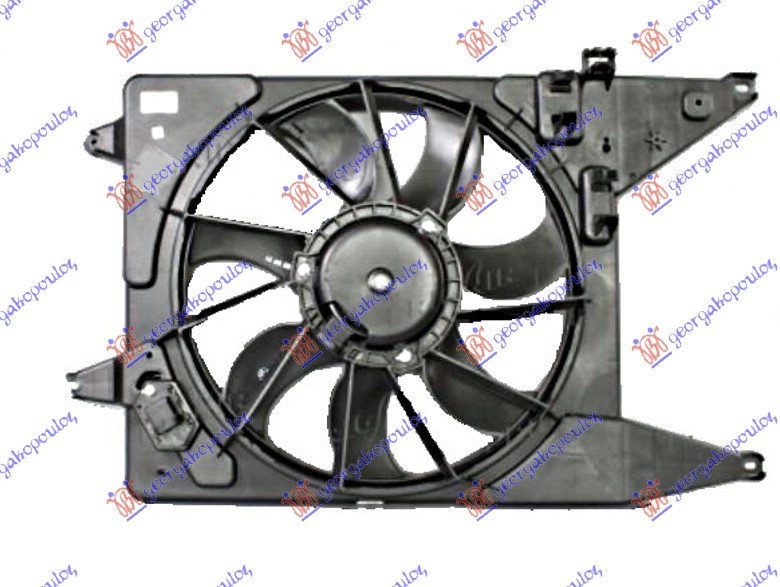 VENTILATOR KOMPLET (BENZIN/DIZEL) (BOSCH TIP) DACIA LOGAN-MCV/P.UP/VAN I 2005-2012 (KS/LS/US)