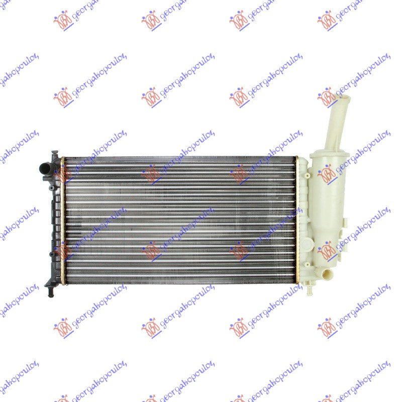 HLADNJAK MOTORA 1.2CC (MAN/AUTO) (+/-AC) (58x31.6) 01-03 (VALEO TIP) FIAT PUNTO 1999-2003 (188)