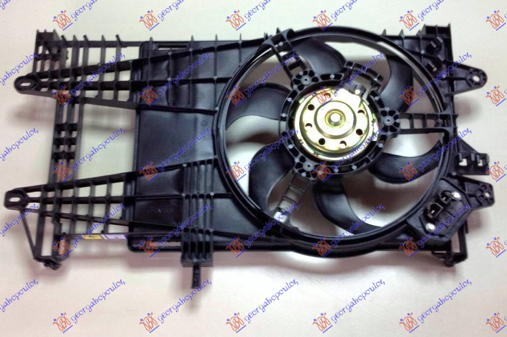 VENTILATOR KOMPLET (+AC) -02 (MARELLI TIP) FIAT PUNTO 1999-2003 (188)