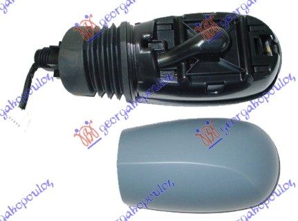 RETROVIZOR ELEKTRICNI SA GREJACEM (KONVEKSNO STAKLO) FIAT PUNTO 1999-2003 (188)