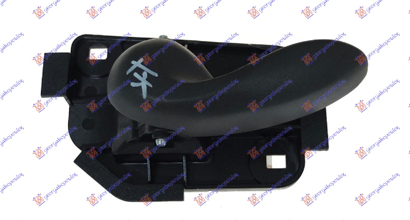 KVAKA PREDNJIH/ZADNJIH VRATA UNUTRASNJA CRNA FIAT PUNTO 1999-2003 (188)