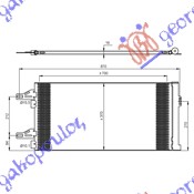 HLADNJAK KLIME 2.2/2.3/3.0 D HDi (710x37x16) CITROEN JUMPER III 2014-