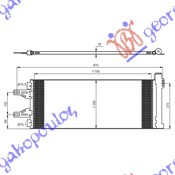 HLADNJAK KLIME 2.2/2.3/3.0 D HDi (710x297x16) CITROEN JUMPER III 2014-