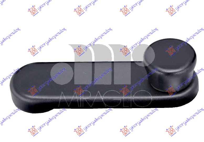 RUCICA ZA PODIZANJE PROZORA CRNA FIAT UNO 1983-1989 (146/158)