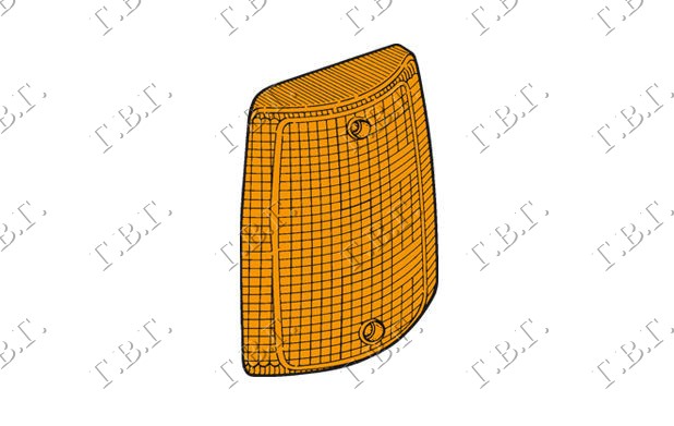 STAKLO MIGAVCA ZUTO FIAT UNO 1983-1989 (146/158)