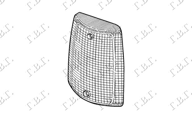 STAKLO MIGAVCA BELO FIAT UNO 1983-1989 (146/158)