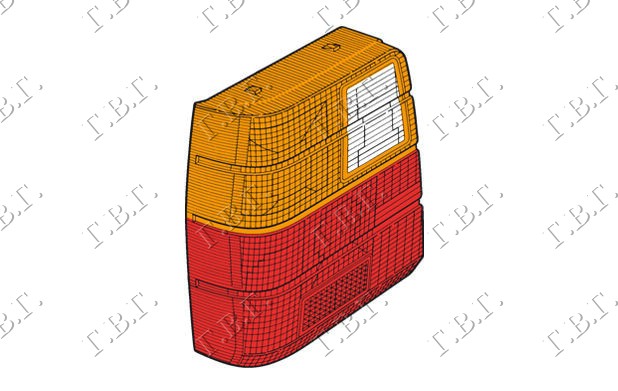 STAKLO STOP LAMPE FIAT UNO 1983-1989 (146/158)