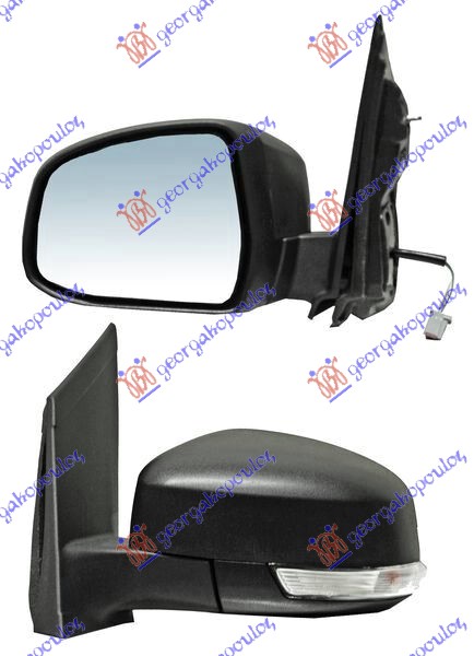 RETROVIZOR ELEKTRICNI SA GREJACEM PM (MIGAVAC) (ASFERICNO STAKLO) FORD FOCUS 2008-2011 (DB/FCH/DH)