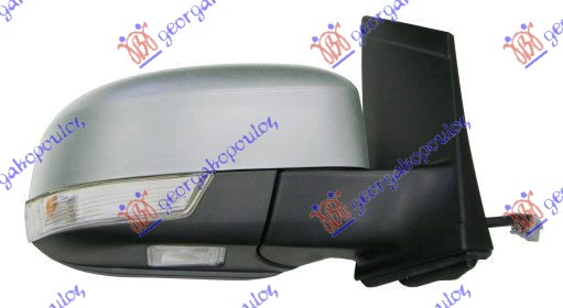 RETROVIZOR ELEKTRICNI SA GREJACEM PM (ELEKTRO-SKLOPIV) (MIGAVAC) (SVETLO) (A KVALITET) (ASFERICNO STAKLO) FORD FOCUS 2008-2011 (DB/FCH/DH)