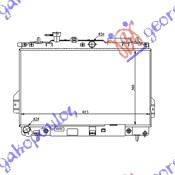 HLADNJAK MOTORA 1.6/1.8 16V (AUTO) (36x62.4) HYUNDAI MATRIX 2008-2010 (FC)
