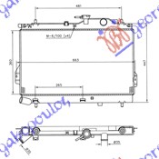 HLADNJAK MOTORA 1.5 CRDi (+/-AC) (36x62.4) HYUNDAI MATRIX 2008-2010 (FC)