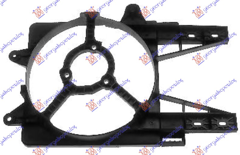 NOSAC VENTILATORA PLASTICNI (60/75/85/90) (+AC) -97 FIAT PUNTO 1995-1999 (176)