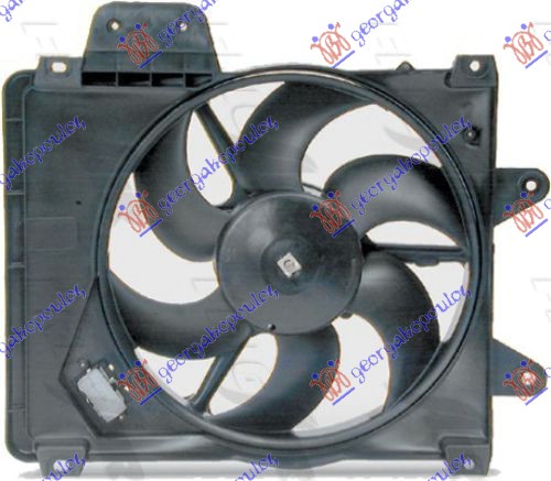 VENTILATOR KOMPLET (GT TURBO 130 M.P.I) FIAT PUNTO 1995-1999 (176)