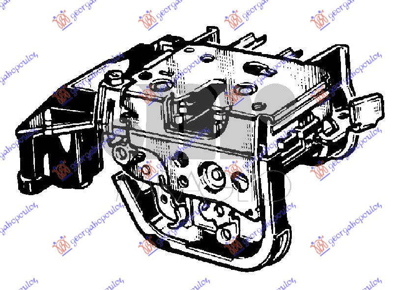 BRAVA ZADNJIH VRATA ELEKTRICNA 5 VRATA (4pins) FIAT PUNTO 1995-1999 (176)