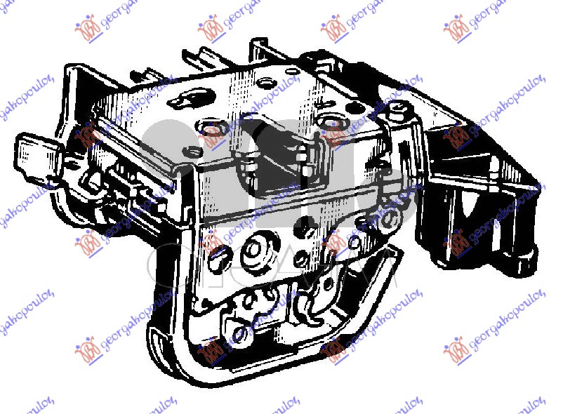 BRAVA ZADNJIH VRATA ELEKTRICNA 5 VRATA (4pins) FIAT PUNTO 1995-1999 (176)
