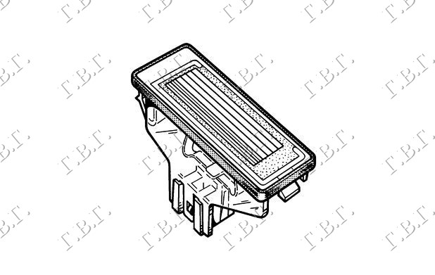 SVETLO TABLICE (ORIGINALNI) FIAT TIPO 1993-1995 (160)