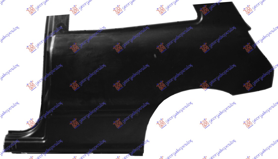 ZADNJI BLATOBRAN 3 VRATA FIAT BRAVO 1995-2002 (182)