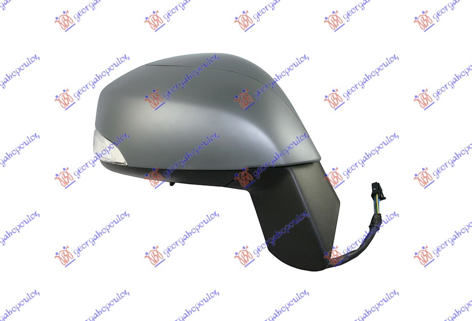 RETROVIZOR ELEKTRICNI SA GREJACEM PM (ELEKTRO-SKLOPIV) (MIGAVAC) (A KVALITET) (KONVEKSNO STAKLO) RENAULT SCENIC/GRAND SCENIC 2009-2012 (JZ0/JZ1)