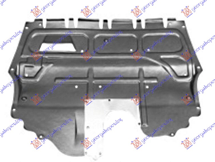 ZASTITA MOTORA PREDNJA (VELIKA) (BENZIN) (A KVALITET) VW POLO 2009-2014 (6R1)
