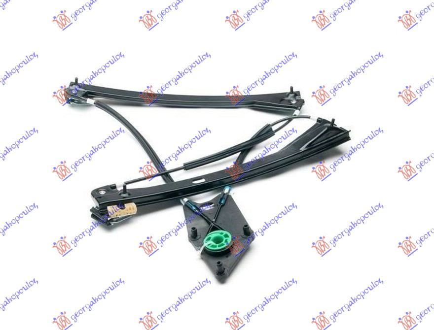 PODIZAC PREDNJEG PROZORA ELEKTRICNI (BEZ MOTORA) 5 VRATA VW POLO 2009-2014 (6R1)