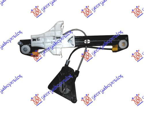 PODIZAC ZADNJEG PROZORA ELEKTRICNI (BEZ MOTORA) VW POLO 2009-2014 (6R1)