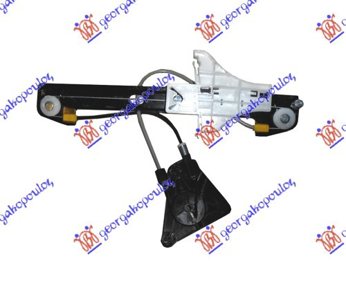 PODIZAC ZADNJEG PROZORA ELEKTRICNI (BEZ MOTORA) VW POLO 2009-2014 (6R1)