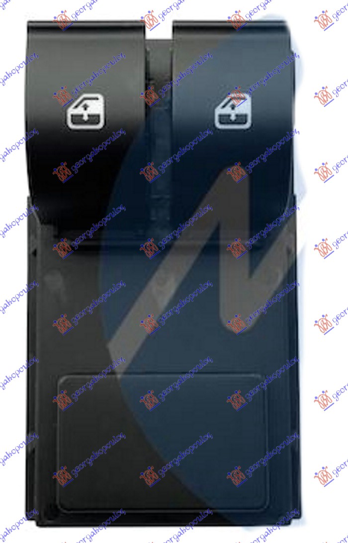 PREKIDAC U PREDNJIM VRATIMA (2 TASTERA) (SIVI KONEKTOR) (9 PIN) FIAT GRANDE PUNTO 2005-2012 (199)
