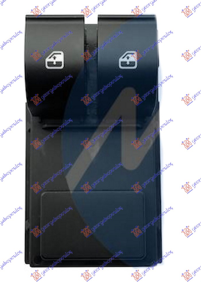 PREKIDAC U PREDNJIM VRATIMA (2 TASTERA) (PLAVI KONEKTOR) (9 PIN) FIAT GRANDE PUNTO 2005-2012 (199)