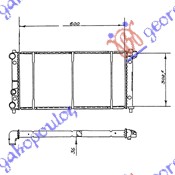 HLADNJAK MOTORA 1.2/1.5cc (60x32) SEAT IBIZA 1986-1989 (21A)