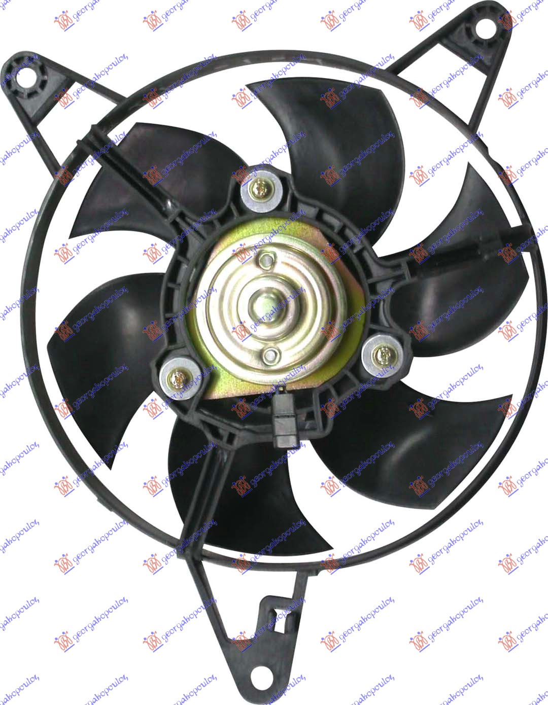 VENTILATOR KOMPLET (750CC/1.0 FIRE) FIAT PANDA 1986-2003 (141)