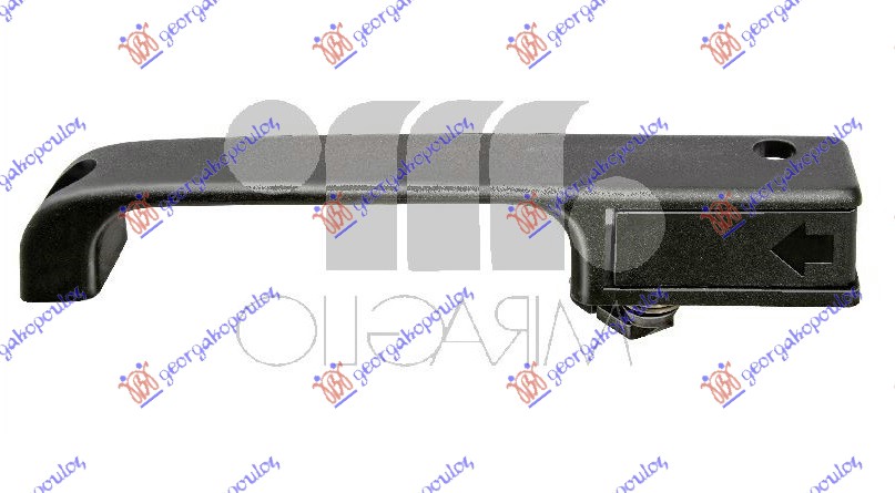 KVAKA PREDNJIH VRATA UNUTRASNJA CRNA FIAT PANDA 1986-2003 (141)
