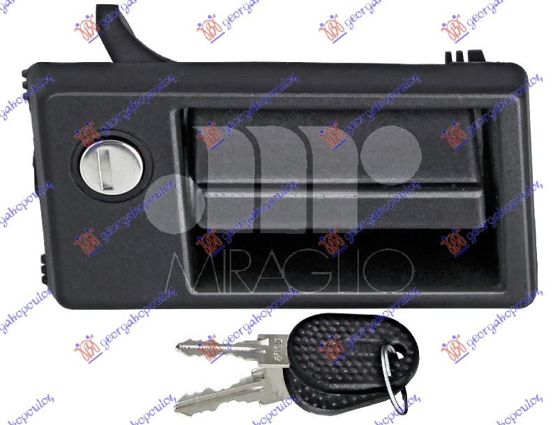 KVAKA PREDNJIH VRATA SPOLJASNJA KOMPLET FIAT CINQUECENTO 1993-1998 (170)