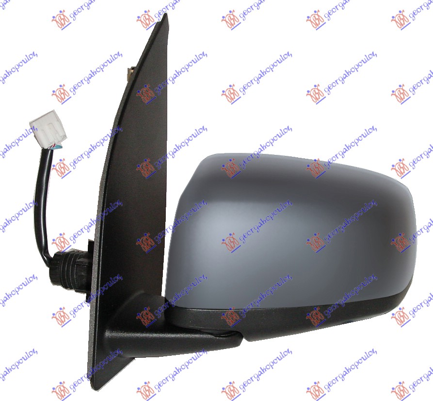 RETROVIZOR ELEKTRICNI SA GREJACEM PM -2009 (A KVALITET) (KONVEKSNO STAKLO) FIAT PANDA 2003-2014 (169)