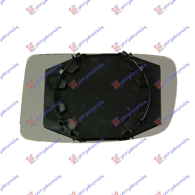 STAKLO RETROVIZORA -2009 (KONVEKSNO) FIAT PANDA 2003-2014 (169)
