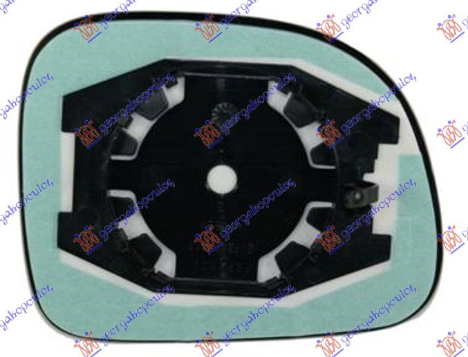 STAKLO RETROVIZORA SA GREJACEM 2009- FIAT PANDA 2003-2014 (169)