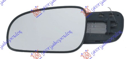 STAKLO RETROVIZORA -2003 (ASFERICNO) VOLVO S60 2000-2010 (384)